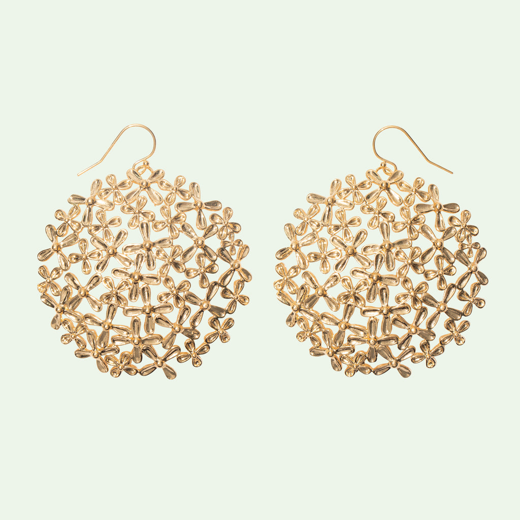 Millefleurs Gold Earrings