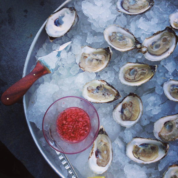 Oysters on the Farm /
