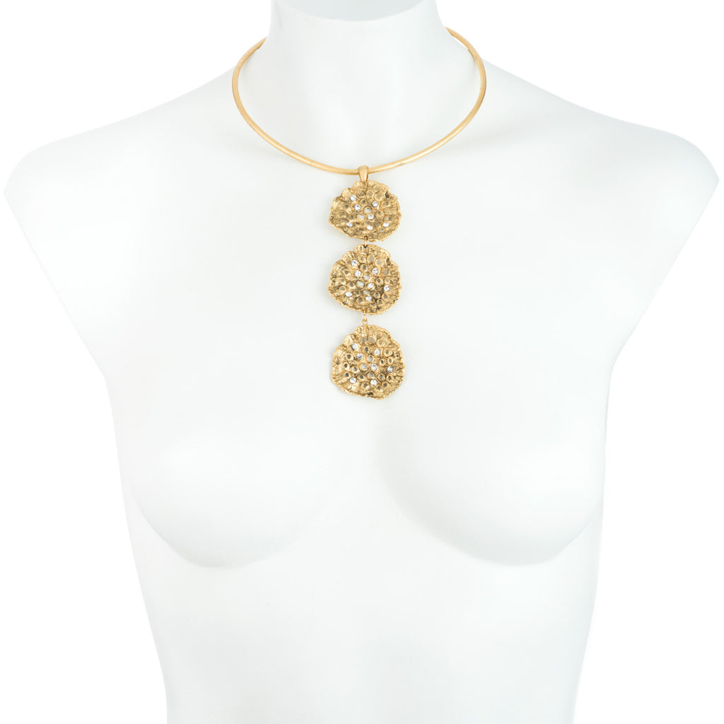 Lotus Pod Collar Necklace