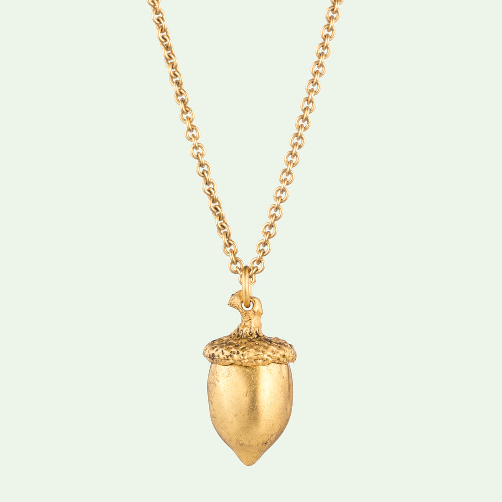 acorn necklace janet mavec