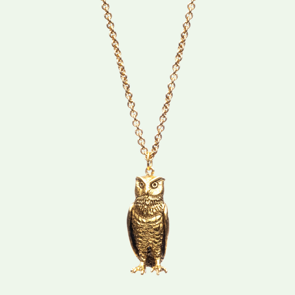 Bubo the Owl Pendant Necklace