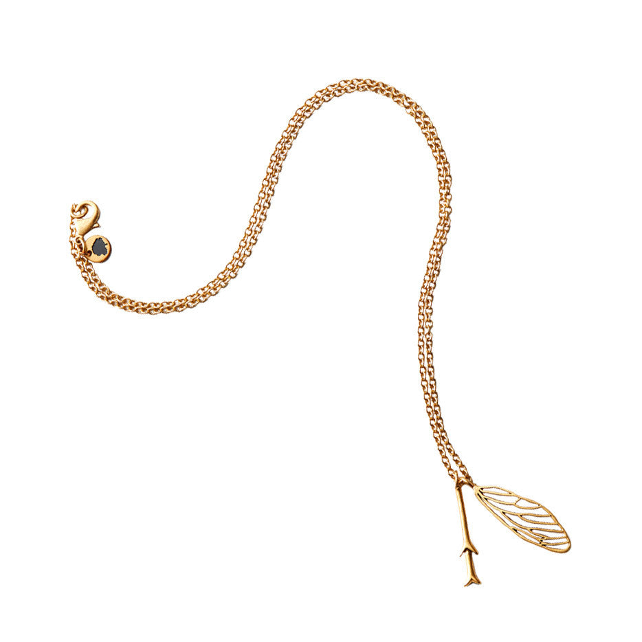 cicada charm  necklace