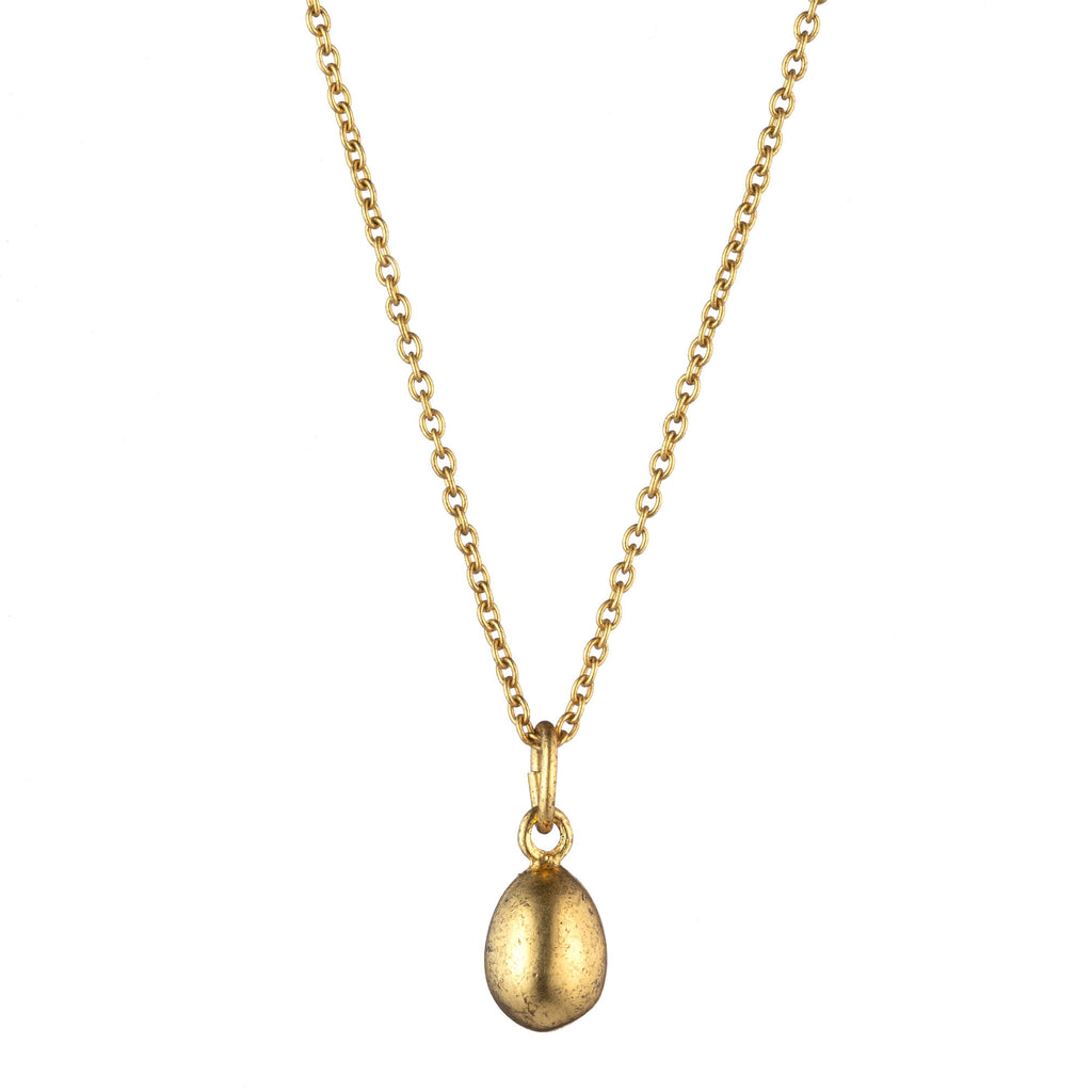 Gold Egg Necklace