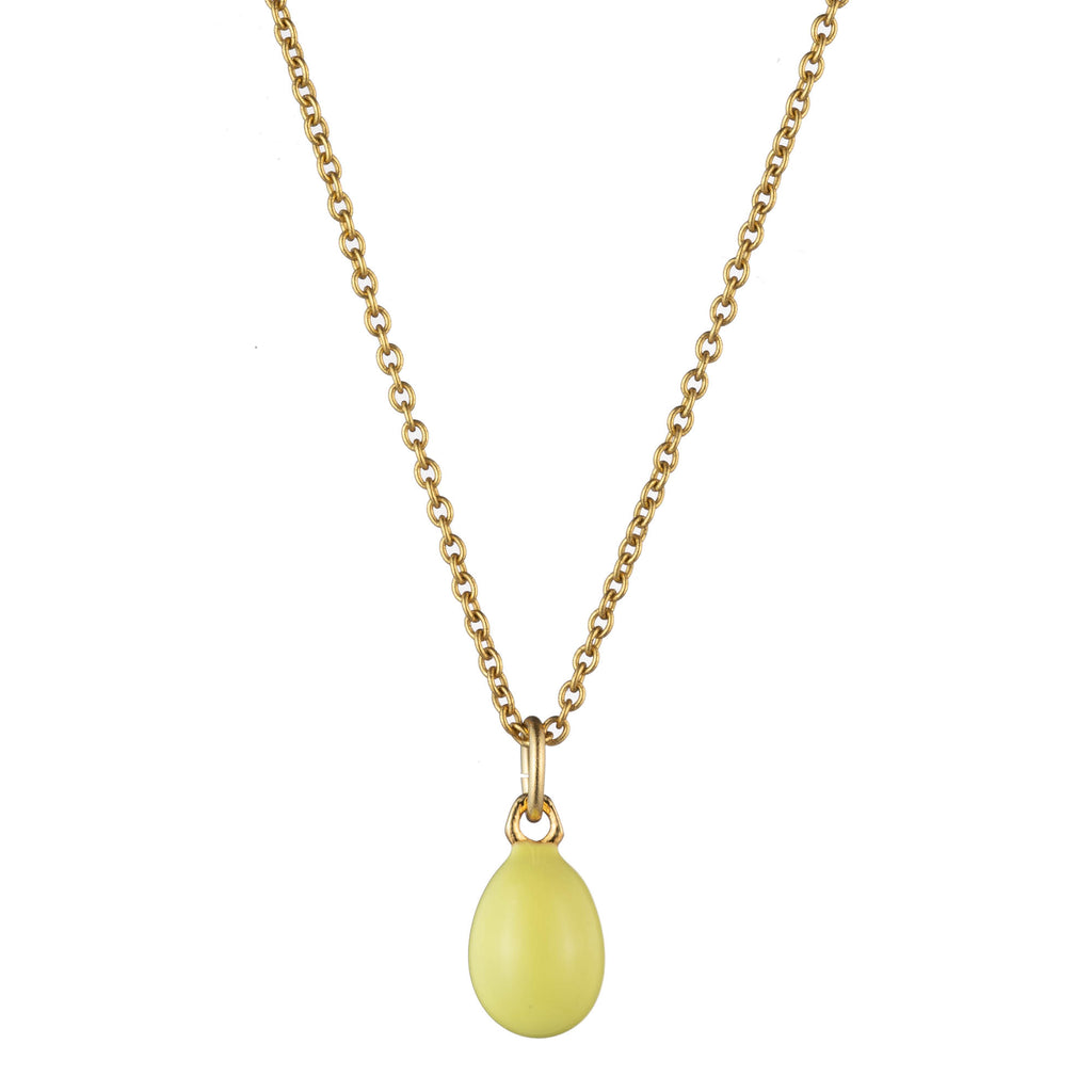 Yellow Egg Necklace